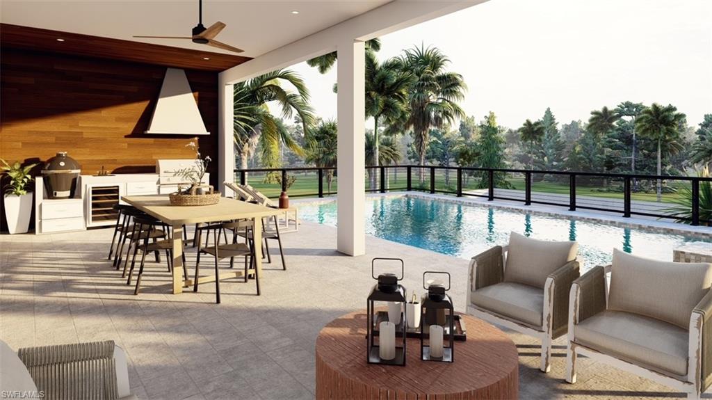Coastal Contemporary New Build.  Will be complete May 15, 2026.  Car enthusiast will love this 6-car garage. Located in Hideaway Beach Association on Marco Island.  The New State of the Art Club House is up and running and offering too much to mention.  Call for a showing and a tour of the Hideaway Beach Club and more.