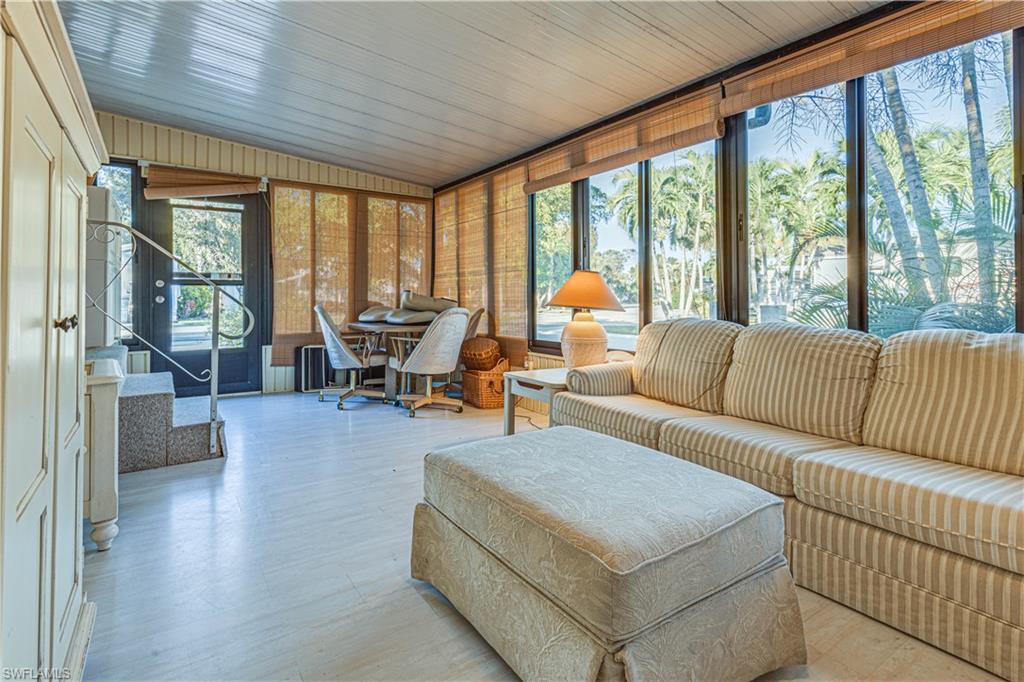 This is back on the market after the lender backed out at the last minute.  This is your opportunity to buy here in beautiful Imperial Wilderness, a gated, active, 55 plus community where you OWN the land. This nice little home was used as a guest house when relatives came to visit.  The owner told me that it can sleep up to 8 people!   It has so many possibilities for making it your own.  It is simply furnished and has been decorated in neutral tones. It is about equal distance to the satellite or the clubhouse pools.  If you are looking for a place in beautiful Naples to spend your winter, this could be it! The owner has a pest control program and is gifting the remaining months to the buyer.