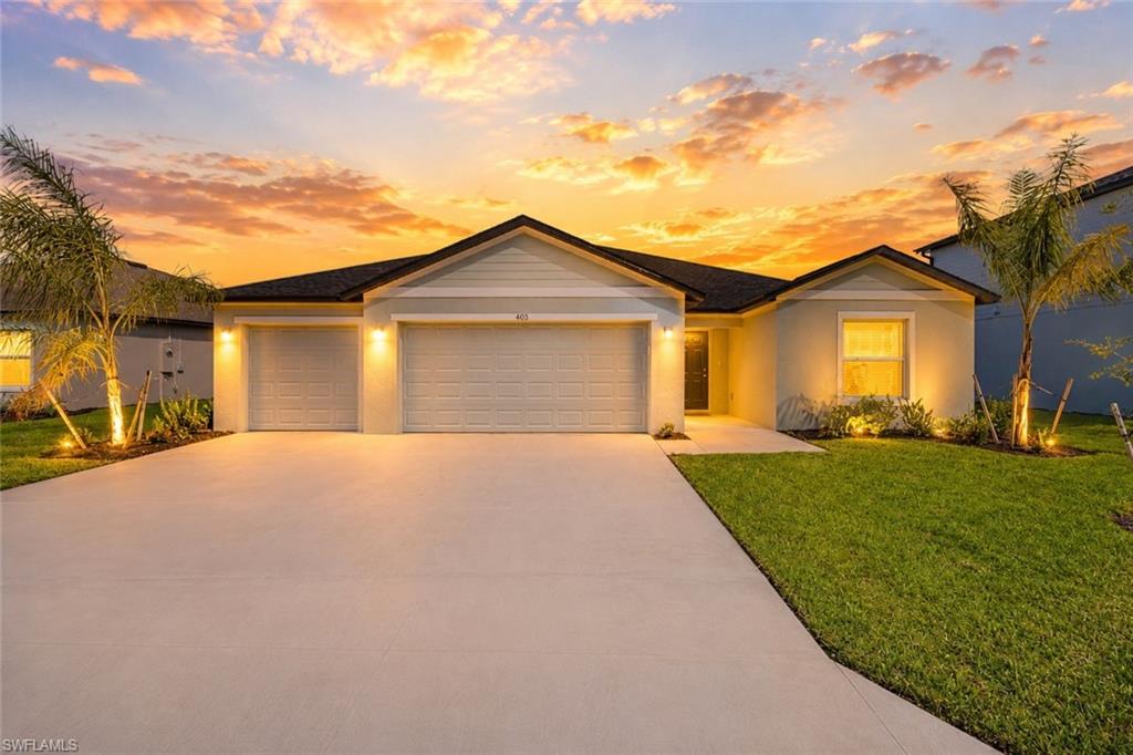 Former Model Home | Never Lived In | Fully Furnished | 3 Bedrooms | 3 Bathrooms | 3-Car Garage | 2,205 Sq. Ft.

Welcome to 4085 Caracalla Way, a rare opportunity to own a professionally designed former model home that has never been lived in and is being offered fully furnished. Showcasing 2,205 square feet of thoughtfully designed living space, this move-in-ready residence combines elegant design, modern functionality, and exceptional value.

The popular single-story floor plan is designed for modern comfort and convenience, featuring an open-concept layout centered around a spacious family room, inviting dining area, and beautifully appointed kitchen. The seamless flow of the main living spaces creates the perfect setting for entertaining guests or enjoying everyday life.

The private owner's suite is tucked away at the rear of the home, offering a peaceful retreat complete with a spacious bedroom, en-suite bathroom, and generous walk-in closet. Two additional bedrooms provide flexibility for family, guests, or a home office. One secondary bedroom is located near a full bathroom at the front of the home, while the third bedroom features its own private en-suite bath, creating the perfect guest suite or multigenerational living arrangement.

As a former model home, every detail has been carefully selected with designer furnishings, upgraded finishes, and professional décor throughout. The spacious three-car garage provides ample room for vehicles, storage, golf carts, and recreational equipment. Best of all, you'll enjoy the benefits of a brand-new model home without the wait, stress, or additional expense of building.

Crane Landing, a premier master-planned community, residents enjoy an outstanding collection of amenities including a private community dock, baseball field, basketball court, four pickleball courts, tennis court, and playground. Conveniently located near shopping, dining, entertainment, downtown Fort Myers, and Southwest Florida's beautiful beaches, Crane Landing offers the perfect combination of lifestyle and location. Enjoy all the benefits of new construction without the wait. Whether you're looking for a primary residence, seasonal retreat, or investment opportunity, this exceptional former model home is ready for immediate enjoyment

This never-lived-in, fully furnished former model home is truly move-in ready and offers an exceptional opportunity to own one of the community's showcase homes. Schedule your private showing today.