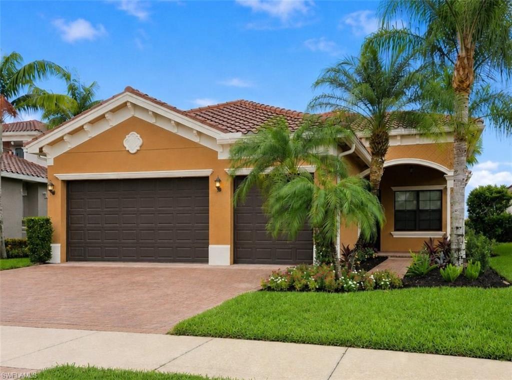 One or more photo(s) has been virtually staged, AI generated or rendered.  One or more photo(s) has been virtually staged, AI generated or rendered. Professional photos are scheduled to be taken on July 12.  Welcome to Marbella Isles, a highly desirable gated community. This beautifully maintained 3-bedroom plus den, 3-bath lakefront home with a 3-car garage was built in 2016 and is ideally positioned along the community’s largest lake. The eastern exposure provides peaceful water views and beautiful morning light. An expansive screened lanai extends across the full width of the home and offers both covered and open-air screened living areas.

The interior has been freshly painted throughout, and the exterior trim has also been newly painted. Additional features include impact-resistant windows and doors, electric and manual storm shutters, fabric storm screens, and a refrigerator, dishwasher, oven, and microwave replaced in 2021.

Enjoy a short walk to the clubhouse and resort-style amenities while remaining comfortably removed from recreational noise. Marbella Isles offers an adult pool, children’s pool and splash area, spa, state-of-the-art fitness center, indoor basketball court, tennis, pickleball and bocce courts, plus a multipurpose room, media room, social room, card room and pavilion. An on-site lifestyle director and property manager help create an active and welcoming community.

Centrally located in Naples, approximately four miles from the beaches, with convenient access from both Livingston Road and Airport-Pulling Road. This exceptional lakefront home combines comfort, convenience, storm protection and outstanding community amenities.