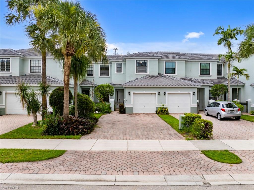 Welcome to this beautifully maintained and spacious 3-bedroom, 2.5-bath townhome, offering a perfect blend of comfort, style, and modern
convenience. Thoughtfully designed, this home features elegant quartz countertops in both the kitchen and bathrooms, stainless steel
appliances, crown molding, and luxury vinyl flooring throughout, creating a cohesive and upscale feel. The primary suite serves as a private
retreat with a tray ceiling, expansive walk-in closet, and a well-appointed ensuite bath featuring dual vanities. The additional bedrooms are
generously sized, each offering ample closet space for added functionality. Enjoy seamless indoor-outdoor living with a screened-in lanai,
perfect for relaxing or entertaining. Additional upgrades include a smart thermostat and a brand-new roof, providing peace of mind and energy
efficiency. Situated in a quiet, well-maintained gated community, residents enjoy access to exceptional amenities including internet and cable, a
fitness center, basketball and tennis/pickleball courts, playground, resort-style pool and spa, and a scenic fishing pier overlooking a tranquil
pond with fountain views. This move-in ready home offers the ideal combination of low-maintenance living and resort-style amenities, your
opportunity to enjoy the Florida lifestyle awaits