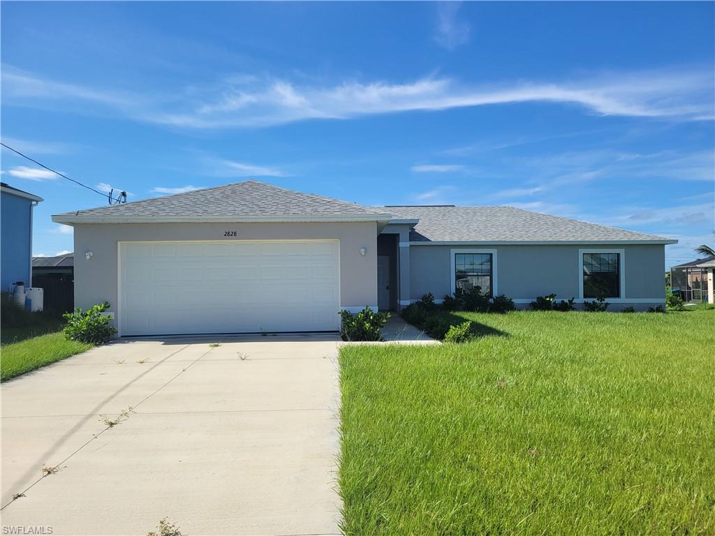 Newer single family home with all city utilities. 3/2 with 2 car garage 1505sq.ft. living area. House upgrades includes: stainless steel appliances, granite counter top in the kitchen, white shaker cabinets, backsplash, tile through out house and lanai, vaulted ceilings, freshly painted
