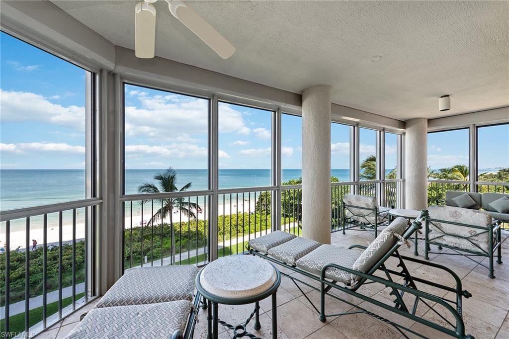 Come home to this highly sought-after “03” stack at Le Parc. This spacious unit is right on the beach with stunning views of the Gulf of Mexico with no obstructions. With 3 large en-suite bedrooms, home office, powder room, expansive living area and 2 screened balconies, this home takes care of all your needs. With floor-to-ceiling windows and spectacular panoramic views, you can watch the colorful sunsets from the comfort of your home. The eat-in kitchen boasts an island, two wall ovens, hidden appliances, a built-in desk and plenty of storage. The expansive master suite is equipped with a separate tub and shower, dual sinks with an extra vanity area and two large walk-in closets. It comes with two under-building parking spots, an extra storage room, and one dog or two cats under 25 pounds are allowed. Le Parc sits at the northernmost end of Gulf Shore Boulevard, just under a mile from the shops and dining at Venetian Village and steps from the Park Shore Promenade, a private 1.3-mile paved path to walk along the beach. Enjoy luxury amenities, including a beachfront pool, fitness center, tennis court, billiards and card room, reception room, two guest suites and a 24-hour staff.