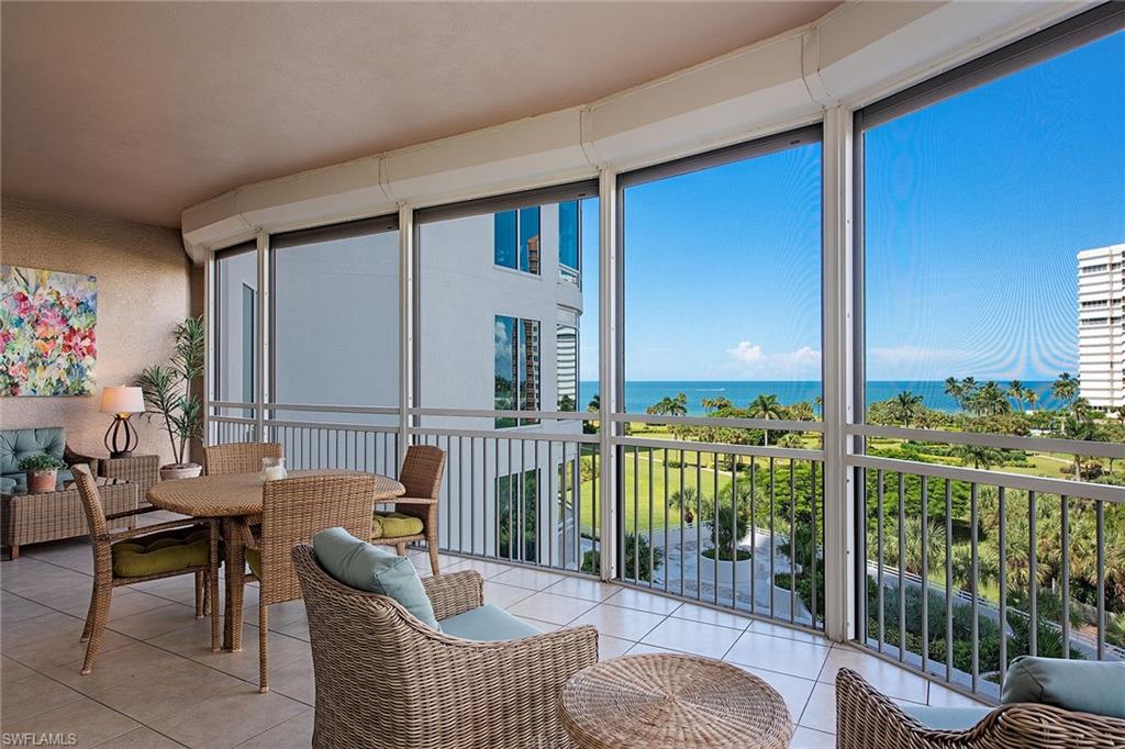 Enjoy beautiful Gulf views from this rarely available "05" corner residence in one of Naples' most sought-after buildings! Encompassing over 3,300 square feet, this impeccably maintained home offers a recently updated gourmet kitchen with adjacent family room, a gracious primary suite with custom millwork, two walk-in closets and an adjoining bath with dual sinks, jetted tub and oversized shower, two guest rooms (one with two twin built-in Murphy beds) and a den with a queen-sized built-in Murphy bed that features three window walls and is currently being used as an art studio. Some of Provence’s highlights include 10-foot ceilings, 8-foot doors and outstanding amenities such as 24-hour front desk personnel, social and fitness rooms, pool area with grills, tennis, guest suites, two parking spaces each with a high voltage charging outlet and additional storage. The Village on Venetian Bay is directly across the street and has been heralded for its waterfront setting, wonderful dining and eclectic mix of specialty retailers. Park Shore residents may purchase or lease a boat dock located on Venetian Bay.