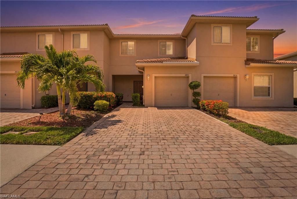 Welcome to this beautifully maintained 3-bedroom, 2.5-bath townhome in the highly desirable gated community of San Simeon. Offering 1,313 square feet of thoughtfully designed living space, this home combines comfort, convenience, and exceptional value.

Enjoy a low-maintenance lifestyle with affordable HOA dues that include internet service and comprehensive exterior maintenance, including lawn care, landscaping, tree trimming, exterior painting, and roof replacement (new roof installed in 2024). The community is pet-friendly, ask for details. 

Inside, you'll find a spacious floor plan featuring three generously sized bedrooms and two full bathrooms upstairs, along with a convenient half bath on the main level. The kitchen is equipped with granite countertops, wood cabinetry, and stainless steel appliances(refrigerator and microwave replaced in 2025), with a pantry, laundry area(2025 washer and dryer)and large utility closet located nearby for added functionality. Additional highlights include fresh paint on the second floor, abundant storage throughout, and an attached garage. Home comes partially furnished as shown. 

Ideally located near premier shopping, dining, beautiful Gulf Coast beaches, FGCU, and RSW International Airport, this home offers easy access to everything Southwest Florida has to offer.

Be sure to view the virtual 3D tour, floor plan, and photo gallery showcasing both the property and nearby attractions. Priced to sell and currently the best value townhome in San Simeon—don't miss this opportunity!