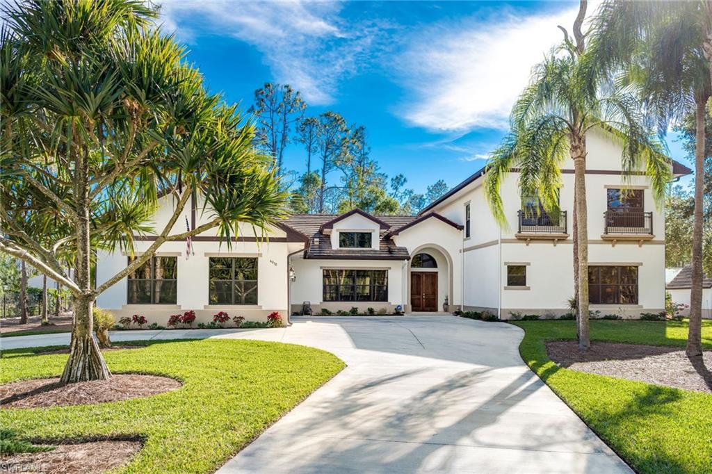 If you are looking for a one of a kind lifestyle this home is for you. Located in Oakes Estates in North Naples this beautiful estate home is a short 6 mile drive to the beach. Enjoy the space of your own 2.73 acres, cycle to Starbucks, shop and dine at Naples most exclusive destinations, this home is the perfect location to enjoy everything Naples has to offer.
This home is 3,554 sq ft under air conditioning with 4 bedrooms and a den, both the master and guest suite are located on the first floor. Enjoy the bonus room with a large balcony overlooking the expansive yard upstairs.
Built in 2015 this home has extensive features including a whole home propane generator, impact windows and doors, travertine and wood floors and solid doors. The home is fully fenced with security entry gates and has been extensively landscaped around beautiful mature trees.
Call today for your private showing and take a look at what this amazing neighborhood has to offer.