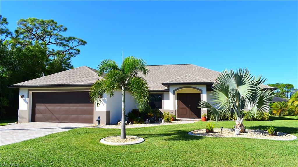GULF ACCESS POOL HOME in great location in well established neighborhood! 
Well maintained property with seawall and concrete boat dock. ALL assessments in and paid in full! 
Large entry foyer, spacious floor plan, 22” tile floors throughout, beautiful kitchen with solid wood triple raised panel cherry cabinets, under cabinet lighting, island with snack bar, large pantry, granite counters and upgraded stainless steel appliances.
This home features split floor plan with large master suite featuring tray ceiling with crown molding, his/hers walk-in closets, dual sinks and a separate tub & shower, and the shower features beautiful custom tile and tub is a special order modern free-standing style. Guest bedrooms are nice sized and the guest bath features tub/shower combo with custom tile. Large laundry room with matching cabinets and washtub. Outside features a full length screened lanai with a huge under truss area and an oversized pool. Also, driveway, pool deck, and all walkways are custom brick pavers. 
The pool is equipped with an electric pool heater. 
This home comes with all the furniture!
You will not want to miss this beauty. Schedule your showing today!!!