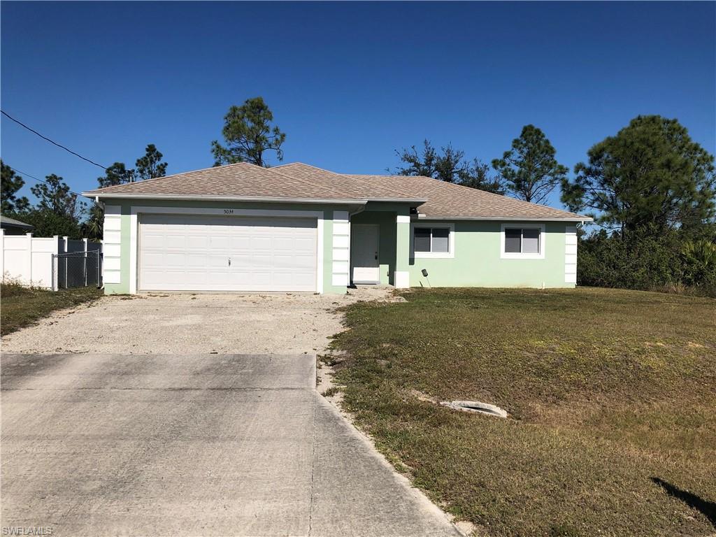 Priced to sell , Move in Ready 3 Bedroom w/Den  AND Brand New Appliances including Washer and Dryer ( to be furnished at closing.  This house feels spacious with an OPEN FLOOR PLAN & VAULTED CEILINGS. Enjoy cooking while being a part of the family activities going on in the living room. The bedrooms are split plan with the master on one side and the 2 guest rooms on the other.. The panty in the laundry room is right off the kitchen makes it easy peasy to unload the car. The den is a great bonus to this house. Bring the kids, picnic table, and the BBQ grill and you're ready for a family cookout. Tile floors in the active areas are easy to clean and like new carpet in the bedrooms makes a warm place for your feet to land in the morning. This is one of the most popular sections of Lehigh -- because it is in the Buckingham corner, off HWY 80 and Buckingham Rd. Call TODAY!