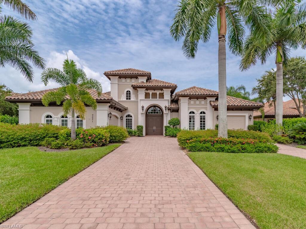 Welcome home to this exquisite, "Luxury" Courtyard pool home.  Located in the Prestigious "MAJORS" community in Lely resort; enjoy seclusion and elegance.  This Luxury estate has recently been remodeled leaving no detail behind.  Situated on a beautifully landscaped cul-de-sac lot, overlooking a pristine "World Class Golf Course" your Luxury dream home awaits. Exterior and interior have been fully painted, exterior pool boasts brand new travertine, coping and tile.  The Elegant gourmet kitchen with oversized island and farm sink make this perfect for entertaining your family and guests.  The home has luxurious hardwood flooring throughout.  All bathrooms have been upgraded and are beautifully crafted in design.  You will feel as if you are in a spa resort.  Among the exclusive amenities such as an award winning "Players Club", full-service spa, tennis & golf, you will have access to fine dining and night-life entertainment.  Your social activities will be immense.  Located between Naples and Marco Island in the "Paradise Coast" you are minutes away from beaches, 5th Avenue, and the Gulf of Mexico.  Paradise awaits.