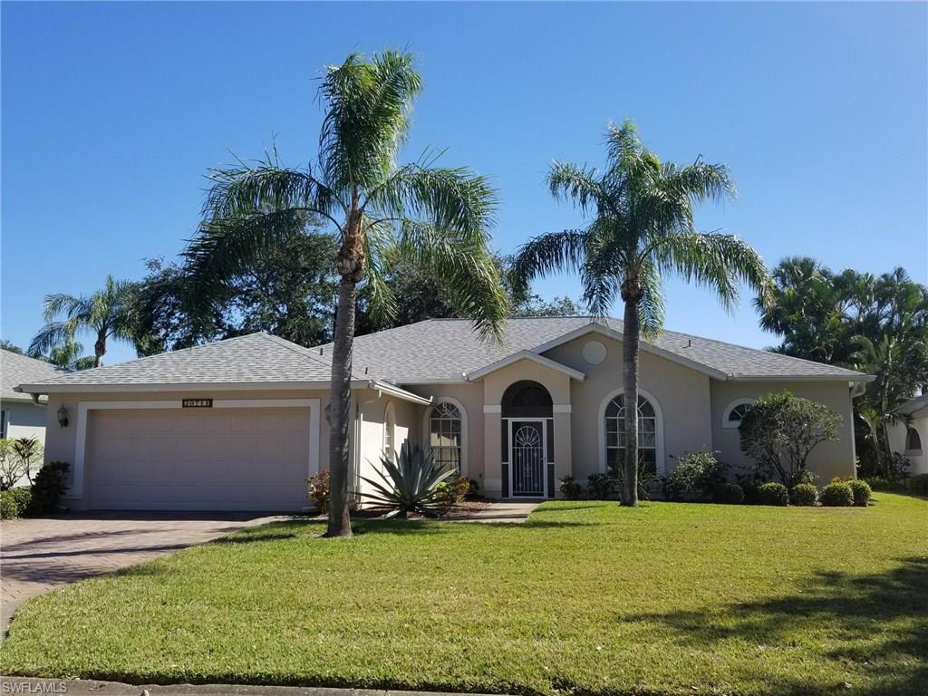 High demand Country Creek in Estero close to Naples, Bonita & Fort Myers. 3-4 Bedroom plus den, 2 baths & laundry room. Original owner has lovingly maintained this beauty with open floor plan & over 2,000 square feet. 3 sets of sliding doors (off breakfast nook, living room & owner suite) all lead to the screened in lanai. Close to 1 of the many pools. Attached garage. Newer roof. Includes washer, dryer & major appliances. Fun filled community has: club house, restaurant, bar, pools, hot tub, pay as you play GOLF, trails, fitness center, community room & more!
Easy access to shopping at Gulf Coast Mall, Miromar Mall, Coconut Point, I-75 highway, BEACHES, Germain Arena & more!