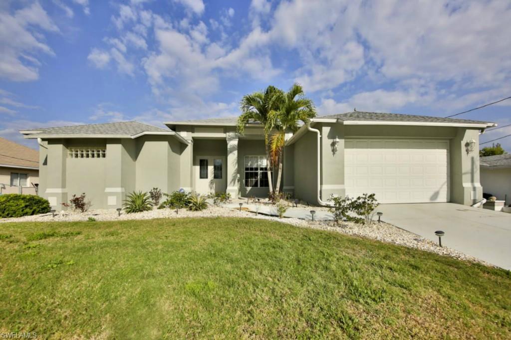 Gorgeous pool home with captivating views as soon as you walk in the front entry! Not your typical floor plan, this one is much better and must be seen! Character and charm abound in this 3 bedroom plus den or 4 bedroom home with 3 full baths.  Spacious home let's the light in with 10 ft. sliders in the living area's. Beautiful master with French patterned travertine tile and French doors that lead to the lanai.  2 bedrooms share a Jack and Jill Bath and the 3rd all purpose room is next to a full size bath that also leads out to the expanded pool area. The kitchen has granite counter tops, a center island, built in pantry and plenty of workspace.  Outdoors is an under truss lanai, large heated pool and expanded pool deck with plenty of room for lounge chairs and tables. This home is well maintained with new appliances and pool heater in 2014. Pool area is totally private with privacy fence around the yard.  This is the perfect Florida home for living year round, seasonal or purchasing for a vacation rental!