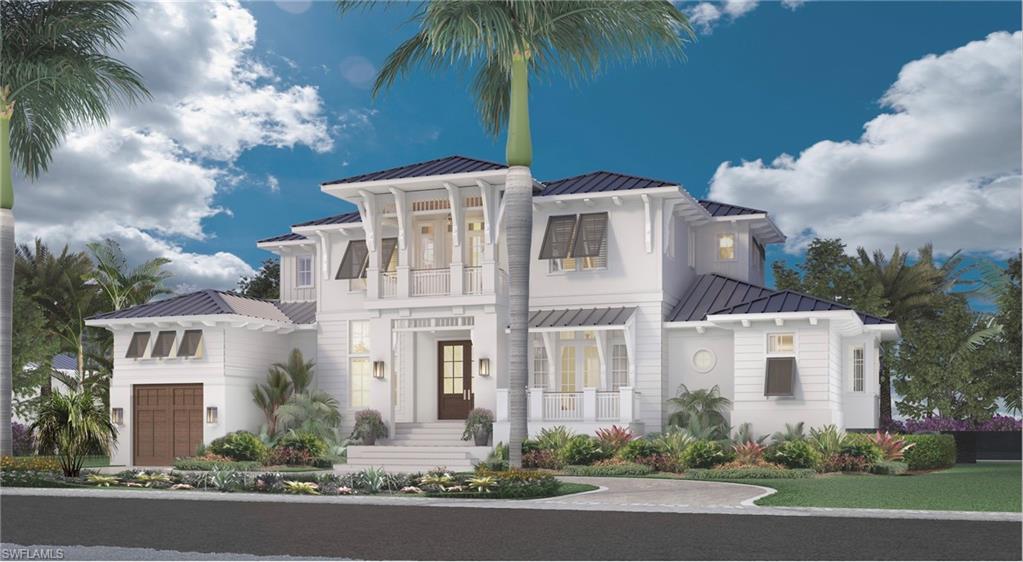 VIV Homes and MHK Architecture have joined forces to create an extraordinary new transitional cottage style home in the perfect location.  This ideal parcel offers southern exposure, rear alley access, and is situated on world famous 5th Avenue South just 5 parcels to Naples white sand beaches and an easy walk to the extensive Old Naples shops and bistros. Residence offers 5 bedrooms + office/6th bedroom, just over 6,300 square feet of air conditioned space, resort like outdoor living with outdoor kitchen, heated saltwater infinity edge pool/spa, fire pit with trellis and built in bench seating, and a 3 car garage. Some of the additional attributes include full concrete construction, bespoke cabinetry including Poliform Italian made custom closets, automated roll down screens/shutters, service kitchen, natural gas connection, generator, low voltage lighting system, water filtration, Sonos, and security with cameras and water alarm systems. An absolutely unrivaled opportunity awaits. Expected completion approximately September 2021.
