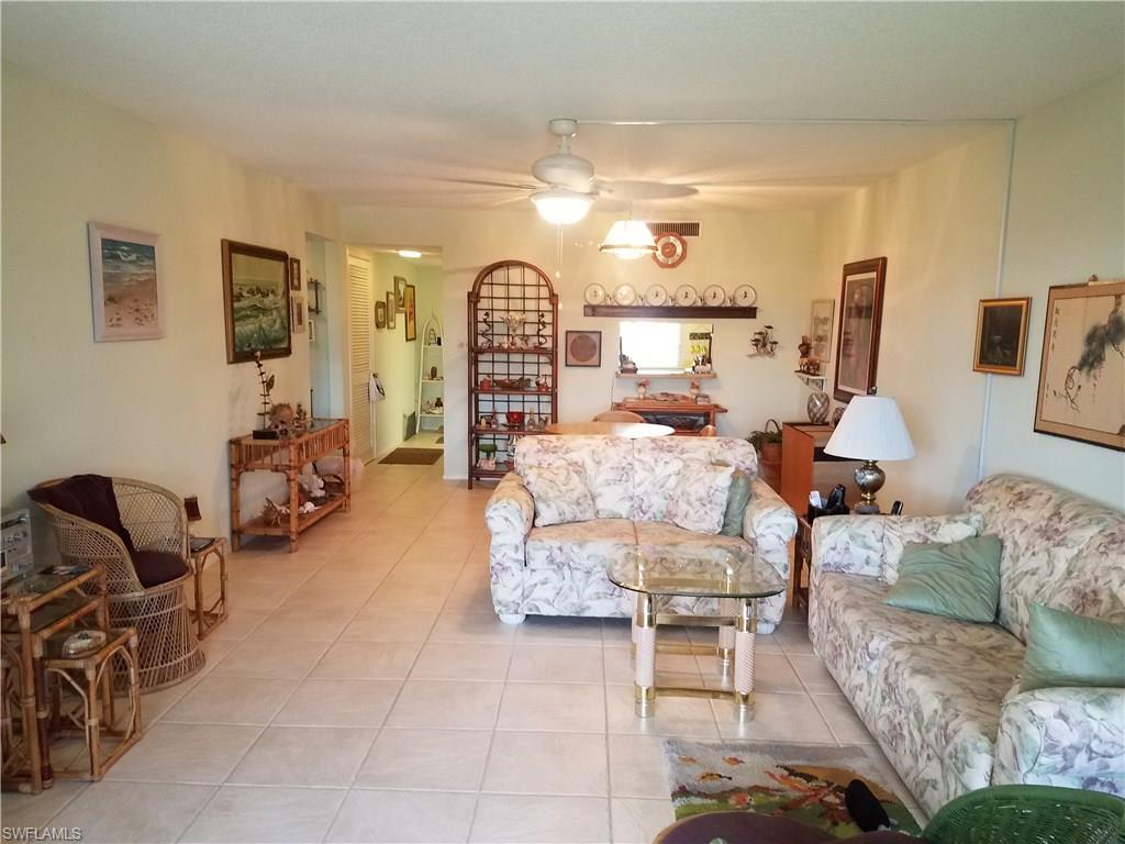Looking for a great, FURNISHED condo at a great price? You've found it! Sunny 3rd floor location, comes with everything! Close to the elevator, NEW A/C SYSTEM and  WATER HEATER, ELECTRIC HURRICANE SHUTTERS! TILE FLOORS THROUGHOUT. Guest room with pull out couch & lighted closet. Large master bedroom offers en-suite bathroom and morning light. Eastern, enclosed  lanai overlooks the pool & lush greenery. Western kitchen flooded with evening sun. The Bermuda Club is an 'old Florida' secret. It's a FINANCIALLY SOLID, pet-friendly community offering a WORK SHOP with power tools,  clubhouse with kitchen, horseshoe pit, LARGE DECK ON WHISKEY CREEK, community ROW BOAT, CAR WASH ARA and COVERED PARKING. Location is close to theater, shopping & restaurants. Twenty minutes to airport. View the Virtual Tour for more information and pictures. "Turnkey" means it comes with everything! Don't miss this piece of paradise! Ask listing agent for the list of improvements.