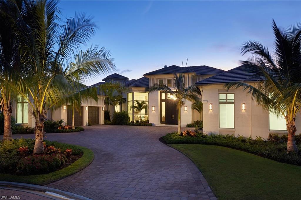 The Newport Model by Stock Custom Homes is a spacious 4-bedroom, 4 full + 2 1/2 baths floor plan. Beautifully decorated by Beasley Henley Interiors. A Grand Reception room and formal dining room offer wonderful entertaining space which continues into the spacious kitchen with 2 islands and large walk-in butlers pantry.  The kitchen combined with the wet bar and wine room, connect to the great room to extend the entertaining and create a family space.  Two fireplaces, one in the outdoor entertaining area and one in the Grand Reception room. The split bedroom plan features a large office/study, Master Bedroom & bath with separate his/hers walk-in closets which creates a private Owner's space that is well-appointed and finely detailed.  3 additional bedroom suites on the other side of the home allow nice separation of family spaces.  The builder is currently offering a $40,000 credit toward the House Membership.