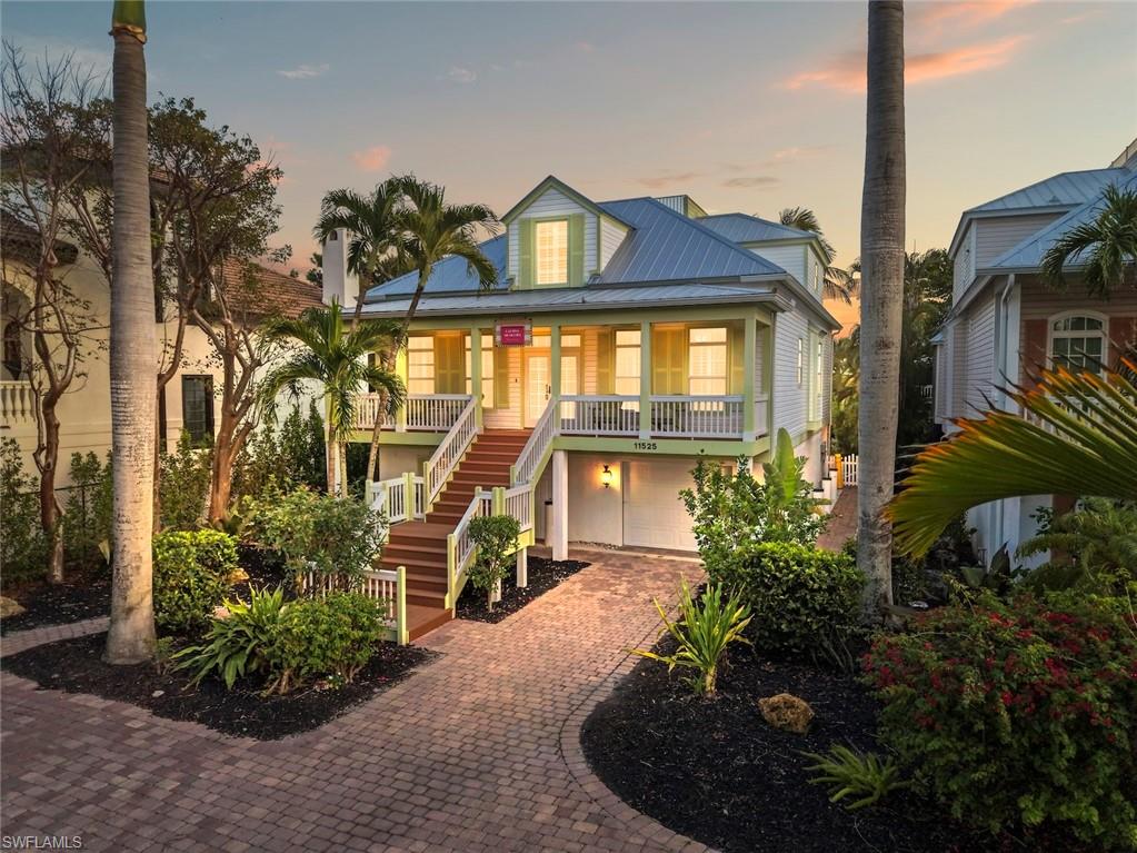 Begin creating your own unforgettable moments at “Captiva Memories,” a stunning coastal retreat perfectly positioned in the heart of Captiva Village. This beautifully designed 5-bedroom, 5-bath home offers an exceptional blend of luxury, charm, and relaxed island living. Nestled within the exclusive Village by the Sea—a boutique enclave of just seven custom homes—it captures the timeless character of classic Old Florida style with refined, modern updates.
From the moment you arrive, lush tropical landscaping surrounds you, creating a sense of privacy and tranquility that feels worlds away. Yet, you’re just steps from the sugar-white sands of the Gulf and the vibrant shops and dining along Andy Rosse Lane, offering a rare balance of seclusion and convenience.
Designed for both relaxation and entertaining, the home features an inviting outdoor oasis where you can unwind beside the sparkling heated pool, enjoy warm coastal breezes, and listen to the gentle rhythm of the surf. Inside, the home has been meticulously maintained and thoughtfully updated, showcasing elevated finishes and timeless coastal character throughout.
The beautifully renovated kitchen (2023) boasts custom cabinetry, quartz countertops, and premium finishes, while all bathrooms were stylishly updated in 2022. Luxury vinyl flooring runs throughout, complemented by durable Trex decking and Hardi-board trim. Additional enhancements include a new roof (2023), impact-resistant windows and doors, a three-zone A/C system, and the Watergate flood barrier system (2024), —providing comfort and peace of mind.
The thoughtfully designed split floor plan ensures privacy for both family and guests, including two second-floor ensuite bedrooms that share a private sundeck overlooking the pool and backyard. Offered fully furnished and turnkey, this home is ready for immediate enjoyment.
One of the home’s most captivating features is the expansive fourth-level observation deck, offering breathtaking panoramic Gulf views and unforgettable sunsets. Generous bonus space and ample parking further enhance the home’s versatility.
With a strong rental history this property presents an outstanding opportunity as both a private beach retreat and a high-performing investment.
Just a short stroll brings you to the beach, where you can enjoy world-class shelling, soft sandy shores, and spectacular sunsets. Living in the Village means everything you need is within walking distance—from beloved local restaurants like the Mucky Duck to charming shops, Bailey’s Island Store, and lively evening entertainment.
“Captiva Memories” is more than a home—it’s a lifestyle rooted in the rich history, tradition, and natural beauty of Captiva Island, a place where cherished moments are made with family and friends for years to come.