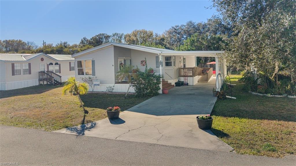 MOORE HAVEN YACHT CLUB. 55+ Community is located on the Caloosahatchee River & Lake Okeechobee where the fishing is great. The quiet water near boat lock makes this location over the top for retirement. Fabulous clubhouse with pool table, fishing pier, heated swimming pool and other coordinated events. The 2 bedroom/2 bath pristine home is hardly lived in and looks like new with nice long covered parking. There is a patio for hanging out to enjoy the Florida weather and is where you want to be all the time! There are not enough words to describe this hidden paradise! Come to visit us soon.....