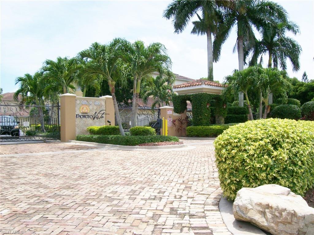 MOVE-IN READY!! This 2 bedrooms, 2 bath condo with private one car garage is located in walking distance to Cape Harbour, Publix shopping center, restaurants, and a short distance to medical facilities and the center of downtown Cape Coral. One of the larger units in the gated community of Porto Vista this unit is located on the 3rd floor with an elevator and secure lobby with only 4 units to each floor.  Enjoy living in a central location within a quiet neighborhood. The condo has an updated kitchen, newer appliances including washer/dryer, tankless water heater, granite counters, walk in closets, tiled walk-in shower in master bath, screened in lanai with accordion shutters and storage closet and an oversized great room. The clubhouse offers a large area for community gatherings and an exercise gym, heated pool and large patio. All of the comforts of easy Florida living. Make an appointment to see for yourself. Additional pictures to follow.