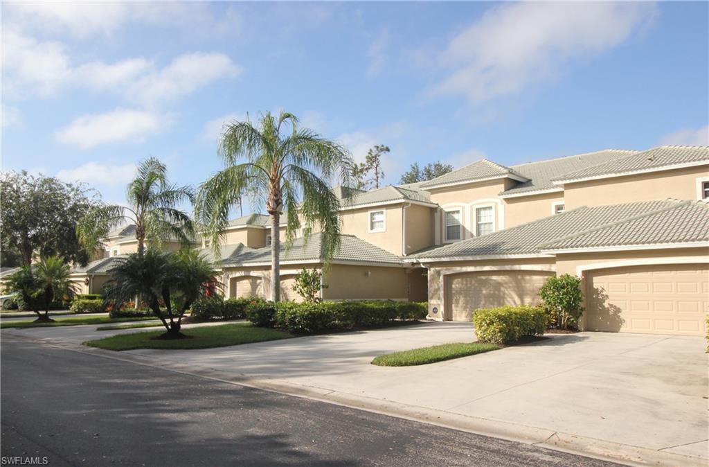 Beautiful first floor coach home located in Cypress Woods Golf and Country Club. Amazing golf course and water views in Cypress Woods. Furnished and ready to own, 3 Bedrooms, Pristine Golf Course, Sidewalks throughout community, short walk to Clubhouse.  Cypress Woods is a private gated bundled golf community located in North Naples. All Owners enjoy a variety of social activities as well as golf, pickleball, resort-style pool with food & beverage service, use of tennis courts and a fully-equipped fitness center. new tennis courts, bocce and pickle ball courts. Exercise room, pro shop, formal dining room and wonderful grille room. Only 6 miles to the Beach, close to shopping! Bundled Golf Fees are one of the lowest in SWFL!