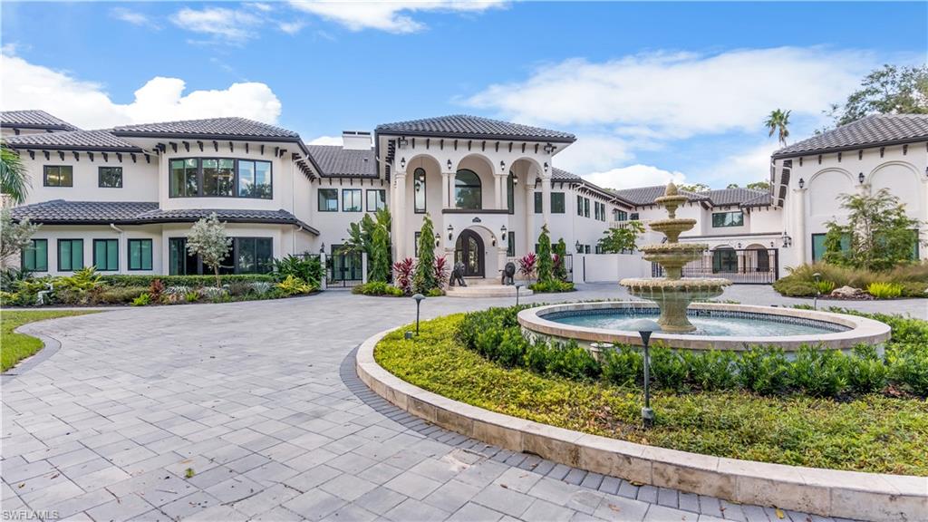 Situated within the prestigious Quail Creek, this extraordinary MEGA MANSION offers over 20,000 square feet of fully renovated living space on 1.21 acres with tranquil lake and golf course views. Recently completely renovated, the residence blends grand scale with modern luxury, featuring 6 bedrooms, 15 bathrooms, and an impressive 2,000-square-foot primary suite with a private balcony.

Designed for both elegant living and exceptional entertaining, the home includes a two-lane bowling alley, theater/media room, library with rolling ladder, wine cellar, game room, billiards room, fitness center with sauna, and expansive living areas filled with natural light. The chef’s kitchen offers abundant workspace, premium appliances, and a walk-in pantry.

Outdoor living is equally impressive with a screened lanai, resort-style pool and spa, and a 55-foot lap lane, all overlooking the lake and fairways. Additional highlights include separate guest or staff quarters with private entrance, a six-car garage, and two golf-cart garages.

A rare opportunity to own one of the largest and most distinctive estate homes in North Naples, completely updated and move-in ready within one of the area’s most established golf communities.