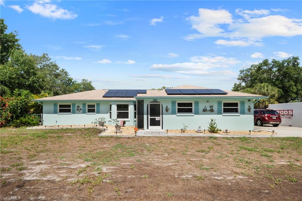 Welcome to your own slice of Florida paradise! This beautifully maintained 3-bedroom, 2-bath home sits on a rare double lot and offers the perfect blend of indoor comfort and outdoor living. A new roof installed in 2023 and solar panels for added energy efficiency and potential utility savings provide valuable updates and peace of mind.
The split-bedroom floor plan offers privacy for family and guests, while the updated kitchen features newer appliances, a pantry, center island with seating, decorative backsplash, and a pass-through window to the outdoor entertaining area.
Step outside and discover an entertainer's dream with nearly 1,000 square feet of covered patio space, a sparkling pool, a fully equipped outdoor kitchen with bar area, and two fire pits—perfect for hosting gatherings or enjoying Florida's year-round sunshine. The fully fenced backyard is beautifully landscaped for privacy and offers ample space to park a boat, RV, trailers, or other recreational vehicles. An RV 50-amp hookup and a 10' x 12' storage shed provide even more convenience and versatility.
Conveniently located in Port Charlotte near parks, shopping, dining, medical facilities, golf, and boating, this exceptional property combines privacy, functionality, and resort-style outdoor living with the added bonus of energy-saving solar panels.