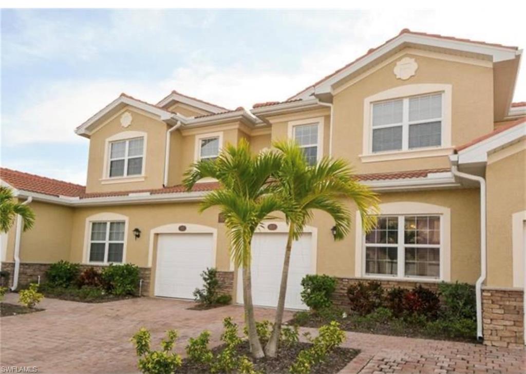 FIRST FLOOR CONDO * TILE THROUGHOUT* GRANITE AND STAINLESS STEEL APPLIANCES* CLOSE TO FLORIDA SOUTHWEST UNIVERSITY* BARBARA B MANN* SANIBEL AND CAPTIVA ISLANDS* FORT MYERS BEACH* END UNIT* TONS OF GREEN SPACE* COMMUNITY POOL AND SPA* EXTRA GUEST PARKING NEARBY UNIT* GARAGE* LOVELY LANAI WITH NATURAL LANDSCAPING ( BACKYARD WILL NEVER SEE NEW BUILDS ) Hurricane ( high impact ) windows and doors. River access via Whiskey Creek- perfect for kayak/paddle boards to enjoy scenic Florida waterways.Entrance on right side of building,  on right as you enter the community.