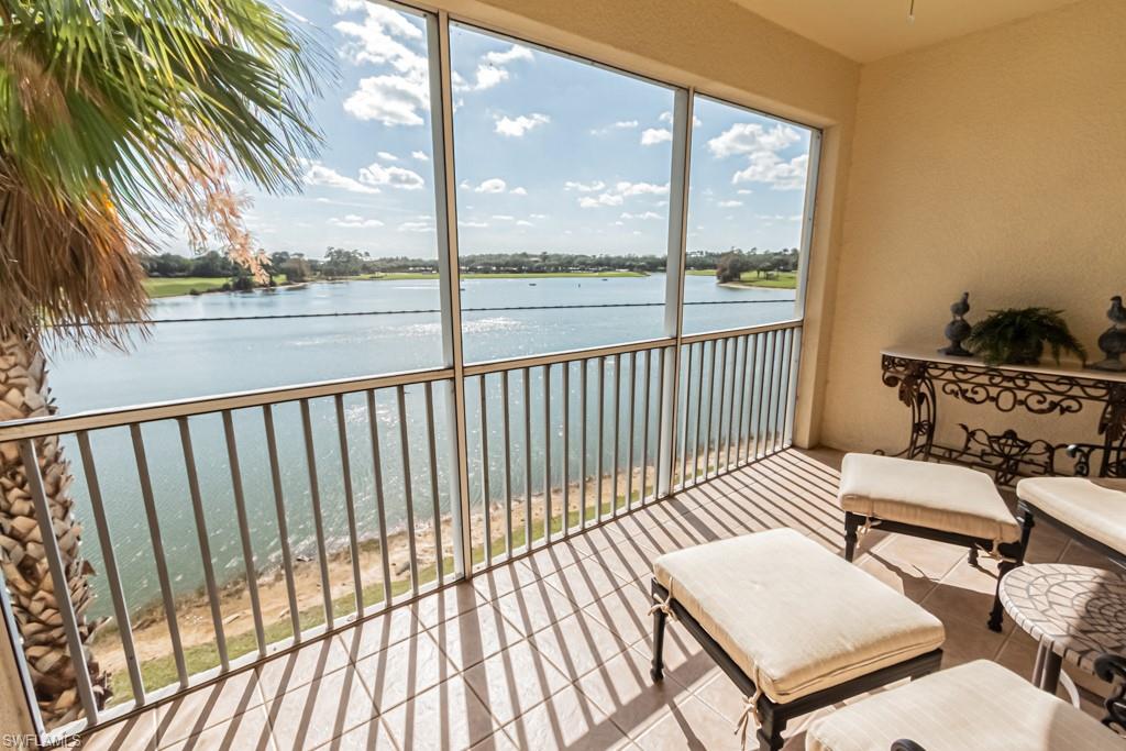 Sometimes you come across something a bit unique. This light & bright -  TURNKEY - 2/bed 2/bath condo has the most breathtaking views.  Elegantly furnished and nicely appointed, nothing you need do.  HVAC 2018 and hot water replaced 2015.  Unit has additional storage room near the elevators for your clubs and bikes and maybe a fishing rod.  Pelican Preserve is an active adult community offering a amazing array of amenities and activities to enhance your Florida experience.  Close to the airport, hospitals, fine dining and lots of shopping --  and don't forget our sandy beaches.