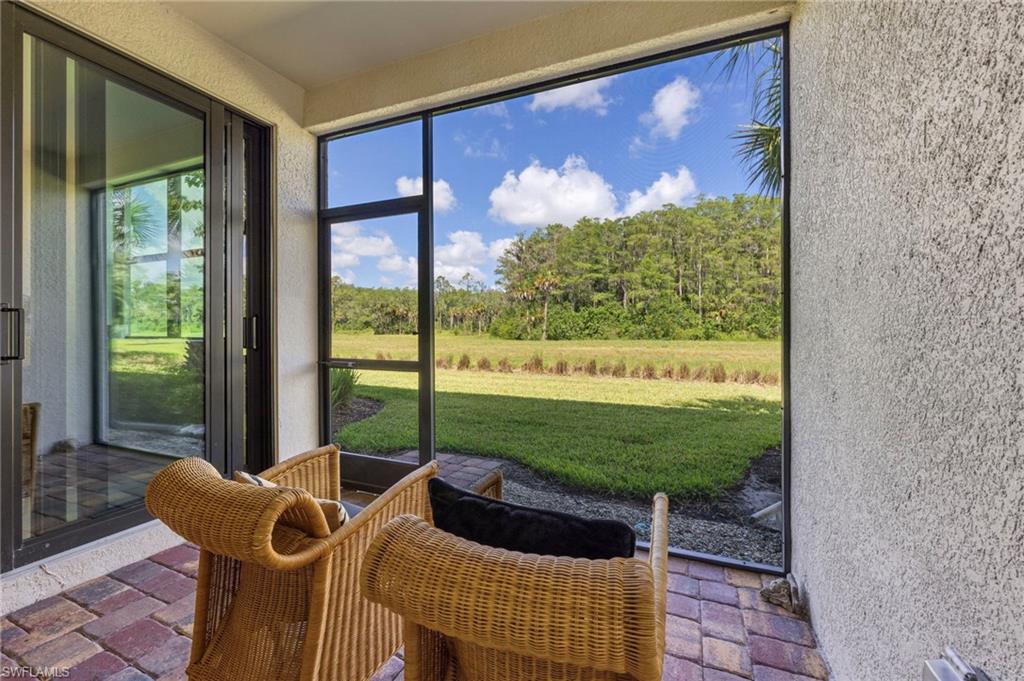 Welcome to one of the best values in Del Webb Naples! This beautifully designed Heron model carriage home is located on highly desirable Mayflower Way — a quiet cul-de-sac street that is quickly becoming one of the most sought-after hidden gems in the community.
This first-floor residence offers 2 bedrooms + den, 2 bathrooms, and a light, bright open layout with tile flooring throughout. Built with hurricane impact windows and doors, this newer construction home is the perfect blank canvas ready for your personal style and design vision.
Residents of this charming enclave enjoy access to their OWN private amenities including a pool, spa, grilling area, and direct access to the scenic South Park walking trails — creating a peaceful atmosphere that truly sets this section apart. Whether you’re looking for a seasonal retreat or full-time Florida living, this home offers the ideal combination of comfort, low-maintenance living, and lifestyle.
Located within the award-winning 55+ community of Ave Maria, residents enjoy world-class amenities including golf, tennis, pickleball, fitness center, resort pools, dining, social activities, and more — all just minutes from the vibrant town center.