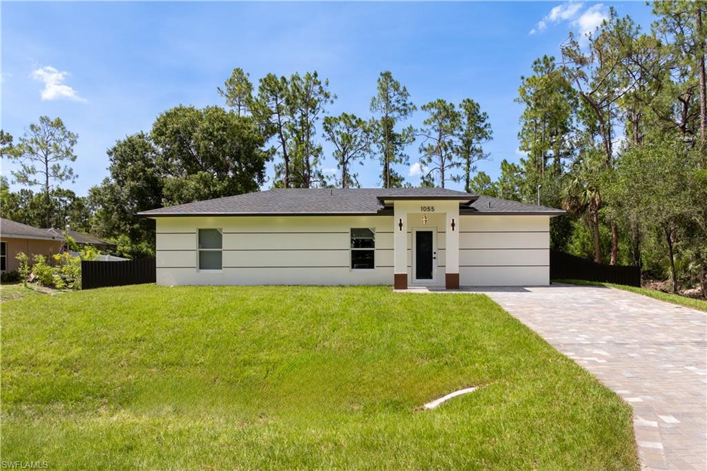 Brand-new construction featuring 3 bedrooms and 2 bathrooms, fenced and a covered patio with beautiful finishes throughout. This move-in ready home offers stainless steel appliances, modern design, and sits on a spacious quarter acre lot. Perfect opportunity for a new owner looking for comfort and style. Conveniently located near shopping, restaurants, SR-82, major highways, and Southwest Florida International Airport, providing easy access to Fort Myers and sorrounding areas. Do not miss this rare opportunity and call today for a private showing.