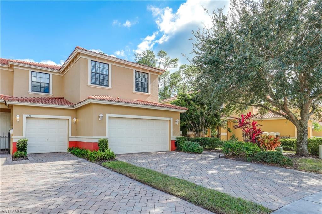 Stunning Townhouse in Bristol Pines! An absolute must see, rare end unit, featuring  4 bedrooms, 2.5 bathrooms The first floor boasts a full laundry room, storage area, living room, dining area, eat-in kitchen, half bath, and large covered lanai. Upstairs, you'll find 4 bedrooms and 2 full baths.  The primary suite has a large bathroom with a separate tub and shower, dual vanity, and new custom walk-in closet. The A/C unit & water heater are new this year. The kitchen has upgraded stainless steel appliances and new engineered wood flooring in the family and dining area. Extra bonus- private fenced-in yard facing the preserve. The neighborhood amenities include: resort-style pool & spa, clubhouse, large playground, basketball and tennis. Sidewalks and street lights throughout. Gated community with low HOA fees. Ideal location, with a short drive to Mercato & Naples beautiful white Sandy beaches. Adjacent to top tier A rated schools and nearby all essentials, Hospital, Banks, Publix, Walgreens, CVS, Gas stations and Founders Square for dining and shopping.