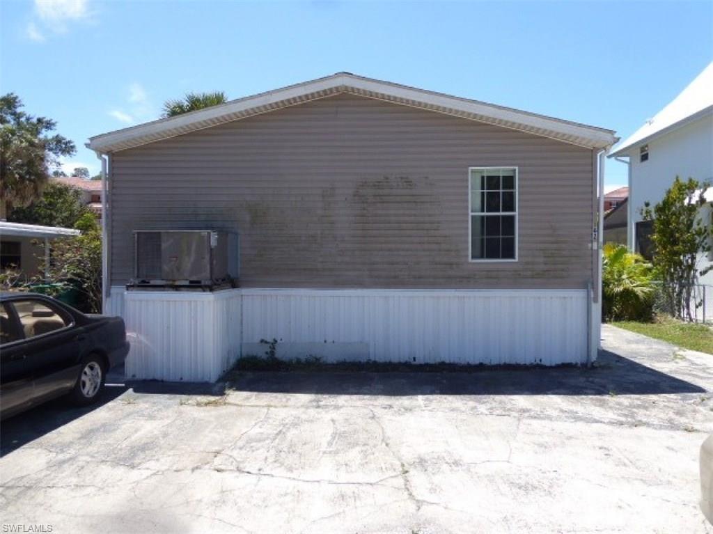 4 bed, 2 bath manufactured home located in Naples, FL. This is a nice size home but will need some updating and repairs. Overall great potential! Property sold in its “AS-IS, WHERE-IS” condition.