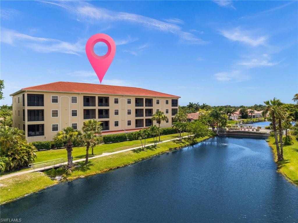 Waterfront. Direct Gulf Access Community. Active Boating Lifestyle. *BOAT LIFTS & WET SLIPS AVAILABLE FOR LEASE!* Welcome to Sea Breeze Lofts in the highly sought-after Water’s Edge at Peppertree Pointe Marina, where days begin on the water and end with unforgettable sunsets. Perfectly positioned just minutes from Fort Myers Beach and Sanibel Island, this residence offers immediate access to some of Southwest Florida’s most coveted boating destinations.

This fully updated two-bedroom plus den, two-bath condo presents a refined coastal interior with a fresh, modern feel. Recently painted and enhanced with new luxury vinyl flooring, the home features a beautifully upgraded kitchen and baths, complemented by brand new countertops and a newly installed HVAC system for comfort and peace of mind. 

Evenings are a standout experience. From your private lanai and side windows, enjoy sweeping views over the lake, with the nearby fishing pier at the marina with a tiki hut and private beach offering the most amazing sunsets you can imagine! 

Function meets convenience with an assigned gated garage space beneath the building, private garage access, and an oversized well organized storage room ideal for bikes, paddleboards, and all your boating and beach essentials.

Sea Breeze Lofts is tailored for those who value life on the water. The private 36-slip marina provides direct Gulf access, while a 600-foot fishing pier and private sandy beach along the Caloosahatchee River create a setting that feels both vibrant and serene. Residents also enjoy a resort-style pool just steps from the elevator, plus access to two additional pools, tennis and pickleball courts, and a waterfront tiki hut with picnic pavilion.

With low HOA fees and a prime lakefront location, this is a rare opportunity to own a move-in-ready residence designed for those who live for the water.