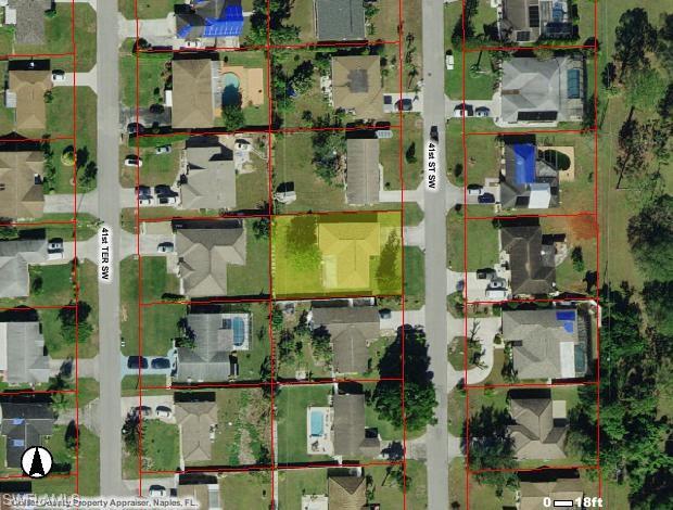Solid home in desirable GG City unit 8. This 3 bedroom 2 bath 2 car garage needs some TLC.  Newer roof, kitchen cabinets and water heater. This solid home suffered no hurricane damage. Includes hurricane shutters. Spacious lanai and lovely fenced back yard.