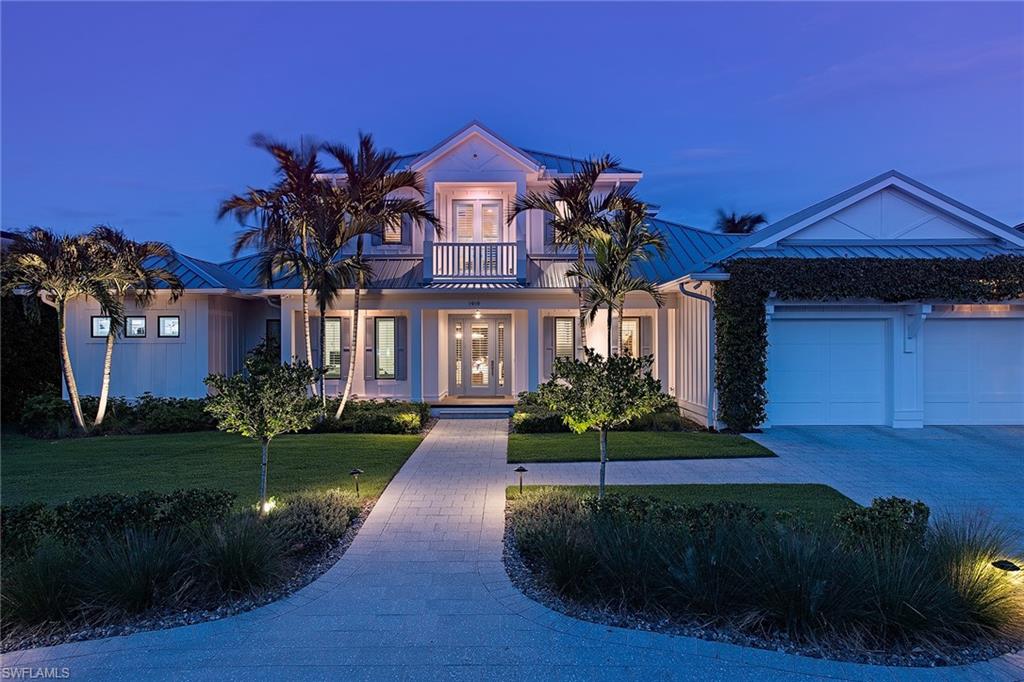 COMPLETELY RENOVATED IN 2016 and located on a dead-end, low traffic street, just ONE BLOCK to 3rd Street South with a large yard overlooking picturesque wide water views on Ibis Cove Channel. The impressive floor plan of this custom Smart home includes 4+Den+Media room, three car garage, gourmet kitchen, bar w/beer taps, 600+bottle wine cellar, dual laundry, his and hers master baths, pool and spa. The home is equipped with a whole house generator, rolldown shutters and built in gas fire pit. A true boaters dream with deep water accommodating up to an 80 ft yacht, floating dock along with 16,000 lb. lift. A short 4 block walk to the beach and one block stroll to all the restaurants and shops that 3rd Street South has to offer.