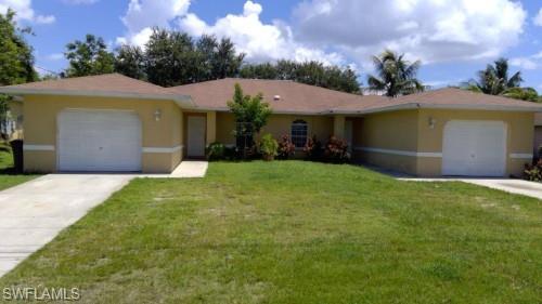 Investment or primary residence, don't miss this opportunity.  3 bedroom 2 bathroom each side close to all major roads, in a desirable area of Cape Coral.