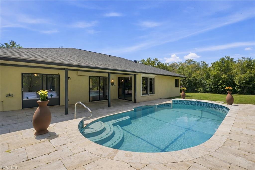 Welcome to this beautifully maintained 3-bedroom, 2-bathroom home in the highly desirable Pine Run community within Three Oaks! Offering the perfect combination of comfort, convenience, and value, this home features a **brand-new roof (2026)** and is located in a **low HOA fee** community.

Step inside to discover a bright, open floor plan designed for everyday living and effortless entertaining. The highlight of the home is the stunning outdoor living space, featuring a **gorgeous screened-in pool**, spacious covered lanai, and large pool cage—your own private Florida oasis perfect for relaxing or hosting family and friends year-round.

Ideally situated in one of Southwest Florida's most convenient locations, you're just minutes from **Miromar Outlets, Coconut Point Mall, Gulf Coast Town Center**, and an endless selection of shopping, dining, and entertainment. Commuting is a breeze with **I-75 less than 5 minutes away**, **Southwest Florida International Airport (RSW) just 10 minutes away**, and the area's beautiful Gulf beaches less than **20 minutes** from your doorstep.

Whether you're searching for a primary residence, seasonal retreat, or investment opportunity, this exceptional home delivers an unbeatable location, desirable features, and the Florida lifestyle you've been looking for.