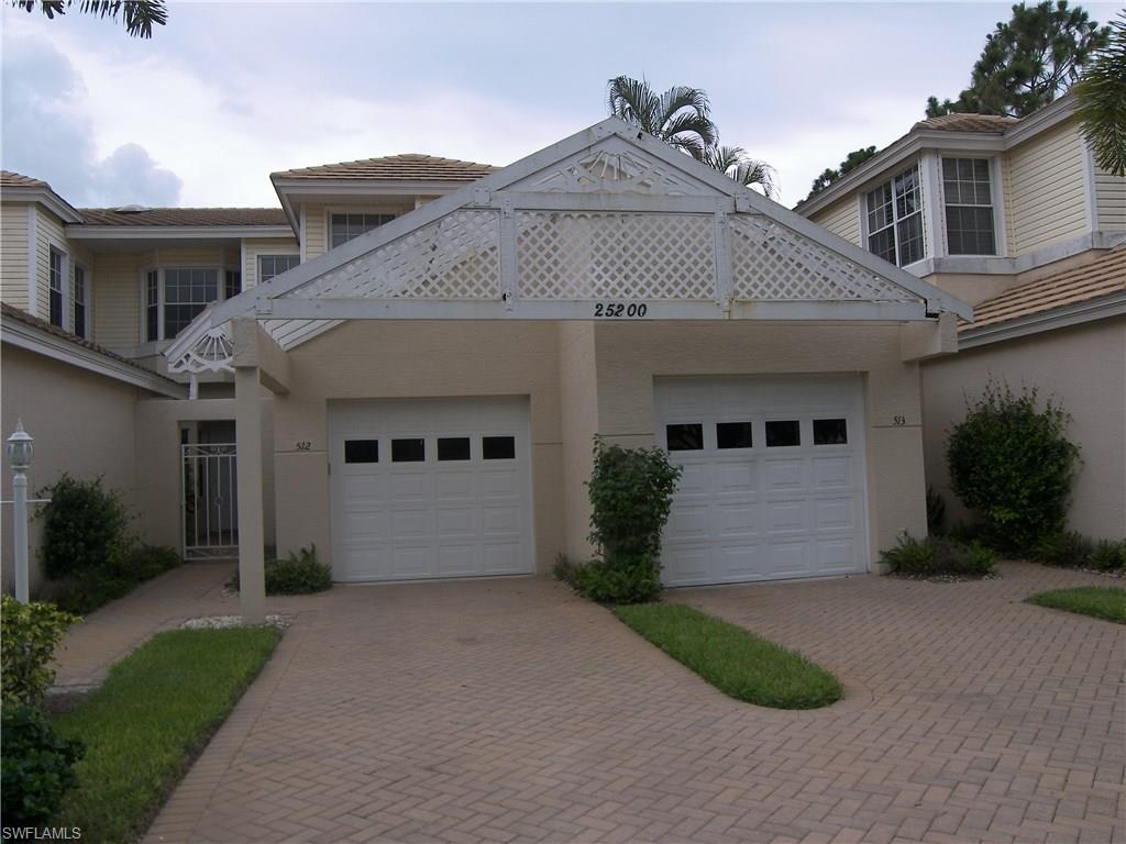 Private First floor condo with Courtyard entry, (no steps up to the unit) & attached 1 car garage. Small quaint community of only 46 residences within walking distance to the Pelicans Nest Golf & Country Club & the community pool. Open floor plan, with a separate Dining Room, + eat in kitchen with upgraded kitchen Hard top RECLAIMED GLASS counters. Oversized Lanai looking out onto the peaceful setting with Southern exposure to enjoy those lazy mornings with a cup of coffee/tea. Enjoy the opportunity to live the Florida lifestyle along with the endless amenities that Mystic Ridge & Pelican Landing have to offer such as Private shuttle to the beach & Sailing club, canoe/kayak facilities, fitness center, private island beach club, 12 Har-Tru tennis courts, pickleball, sailing club, Gulf-access boating, marina, & more. Attention Golfers, please inquire about private membership options at member-owned Pelican’s Nest, 36 holes of championship golf designed by renowned golf course architect "Tom Fazio". Centrally located to Shopping makes Pelican Landing a terrific value & sought after community! Great opportunity for investors who want to rent out seasonally! Call today!