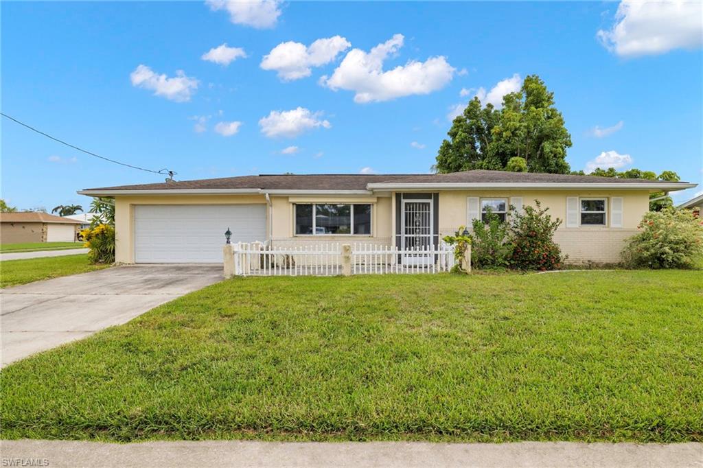 Here is your opportunity to make Waterway Estates your home! This lovely home has been treasured by its current owner and while some areas of the home were impacted by Hurricane Ian, this is your chance to transform the this great house into your perfect home. Add your vision and style and this home can shine and sparkle again. This home features carefree terrazzo flooring in all the bedrooms and did I mention the generously sized kitchen perfect for preparing gourmet meals or hosting unforgettable gatherings with friends and family. The ample counter space and abundant storage options make it a chef's paradise, perfect for indoor or outdoor entertaining. This lovely home sits on a generous corner lot that allows for lots of space and easy access to add a pool. The Waterway Estates location offers close proximity to golfing, and the charm of downtown Fort Myers.