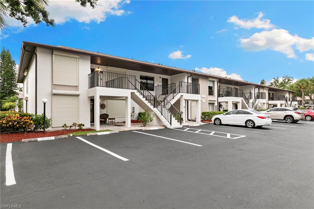 Discover a bright and inviting two-bedroom, two-bath residence in the highly sought-after Abbington Village at Lely Golf Estates, offering the perfect blend of comfort and prime Naples convenience. Ideally located with quick access to downtown Naples, the U.S. Open Pickleball Center, world-class dining, boutique shopping, cultural attractions, and Naples’ renowned white-sand beaches, this home places you in the heart of it all. The residence features desirable eastern exposure and a spacious living and dining area that opens to a screened lanai with peaceful garden views, perfect for relaxing or entertaining. The kitchen is equipped with stainless steel appliances, granite countertops, and contemporary lighting, combining style and functionality. Additional highlights include in-unit laundry, extra storage, and a reserved covered carport parking spot just steps from the door. Residents enjoy resort-style amenities including an in-ground pool, beautifully maintained grounds, a paved outdoor gathering area with grill, and a pet-friendly atmosphere. Whether used as a full-time residence, seasonal retreat, or investment property, this home delivers effortless living in one of Naples’ most desirable communities.