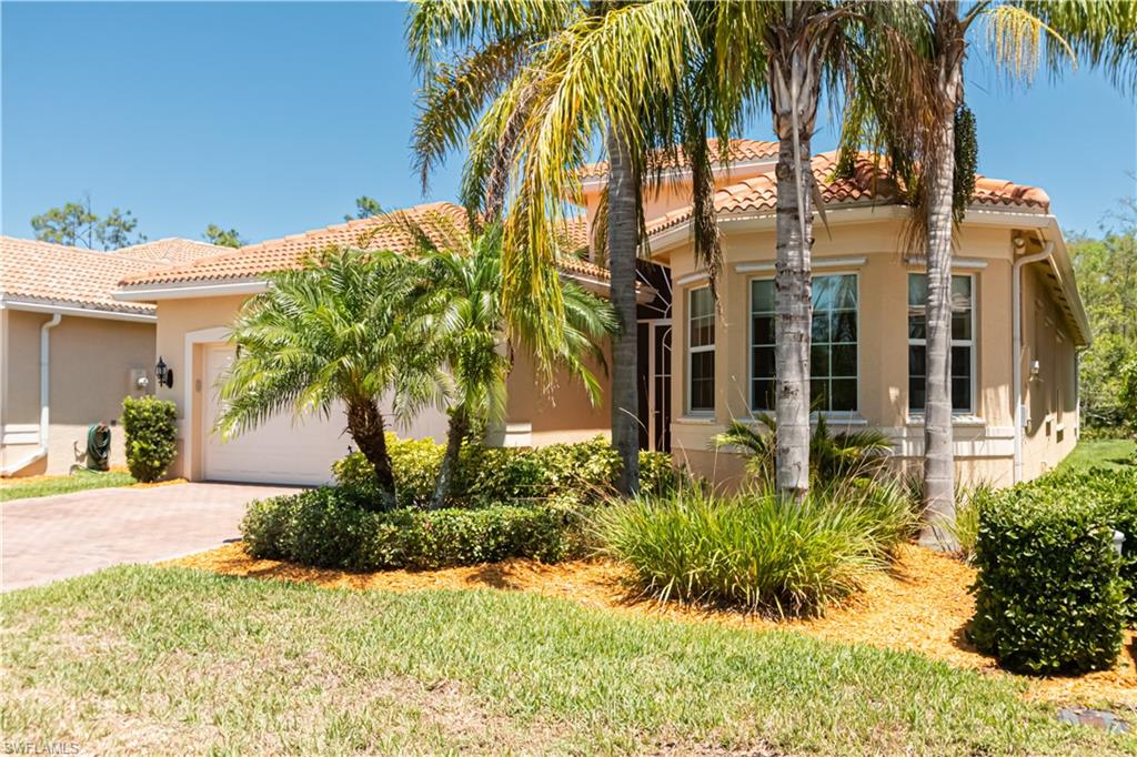 THIS RARELY AVAILABLE FURNISHED “ESPLANADE" MODEL OFFERS GORGEOUS PRESERVE VIEWS FROM THE EXTENDED LANAI! This home has almost 2,500 square feet under air. The Entry Foyer has a beautiful medallion to welcome you home. Features 3 bedrooms Plus Den and 3 Full bathrooms that has many upgrades. Den Has Closets so could be a 4th bedroom. Kitchen offers granite counters, pantry, Crown Molding, and an extended breakfast bar. Flooring consists of 18" tile on a diagonal throughout all main living areas and carpet in the bedrooms. The Master Bedroom is large with vaulted ceiling and views of the Preserve! Refrigerator, Washer/Dryer, and Water Heater are Newer! Garage Floor has Epoxy for that Clean Look and a Workbench and cabinets that make any garage look good. Prewired for Surround Sound! HOA Includes all land/lawn maintenance, High-Speed Internet, Cable, Alarm Monitoring, Exterior Pest Control, Community Pool/Spa, Fitness Center, Community Room, Tennis Courts, Basketball Court, Tot Lot, Splash Pad, and 24 Hour Manned Gate!