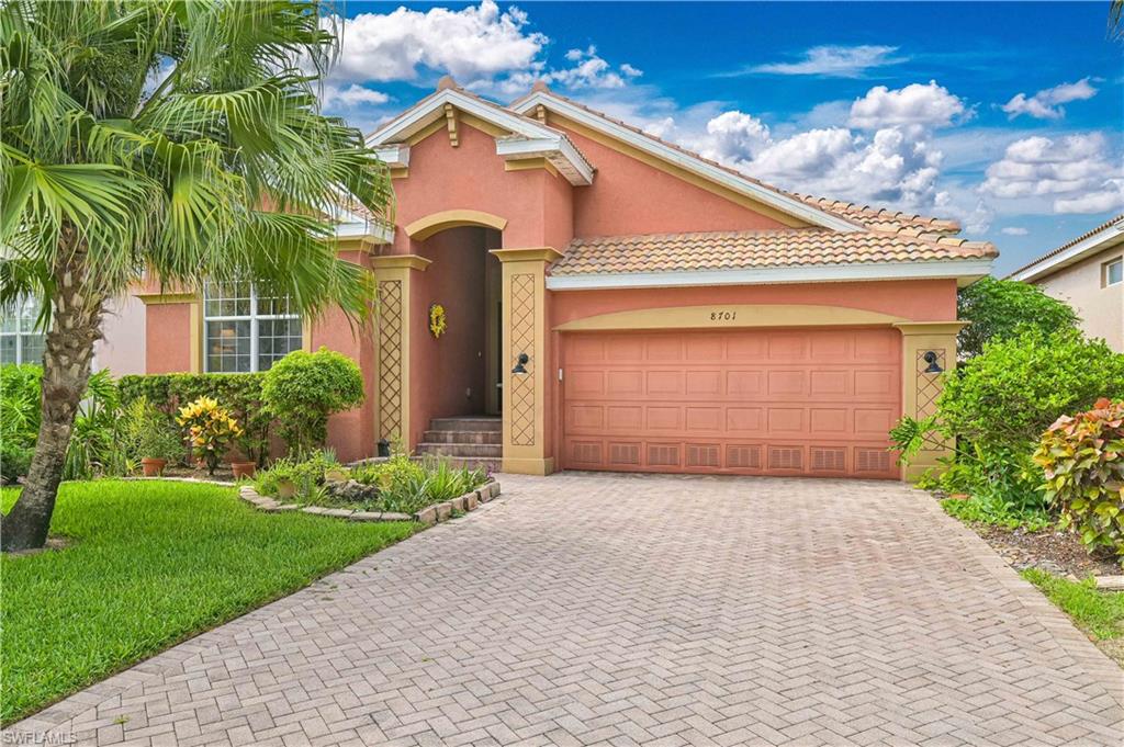 POOL HOME in Banyan Bay! This beautifully maintained 3-bedroom plus den, 2-bath pool home offers the perfect blend of privacy, comfort, and convenience in one of Fort Myers’ desirable gated communities. Ideally located just minutes from Fort Myers Beach, shopping, restaurants, and everyday conveniences, this home puts the best of Southwest Florida right at your fingertips.

Inside, you’ll find a spacious split-bedroom floor plan designed for both everyday living and entertaining. The completely remodeled kitchen serves as the heart of the home, featuring updated finishes and an open layout that flows seamlessly into the living area and breakfast nook. A separate dining room and versatile den provide additional space for hosting guests, working from home, or creating a media room or hobby space.

The primary suite offers a private retreat with sliders facing the pool, a large walk-in closet and en-suite bath, while two guest bedrooms and a full guest bath provide comfortable accommodations for family and visitors.

Step outside to your own private oasis. The expansive screened lanai and pool area include a covered under-truss seating area, perfect for relaxing, dining outdoors, or entertaining year-round. Enjoy peaceful views of the pasture behind the home with no rear neighbors, creating a rare sense of privacy and tranquility.

Additional features include a new roof installed in 2022, an interior laundry room, and a spacious two-car garage.

Whether you’re searching for a full-time residence, seasonal escape, or investment opportunity, this move-in-ready home offers the Florida lifestyle you’ve been dreaming of in a location that is hard to beat.