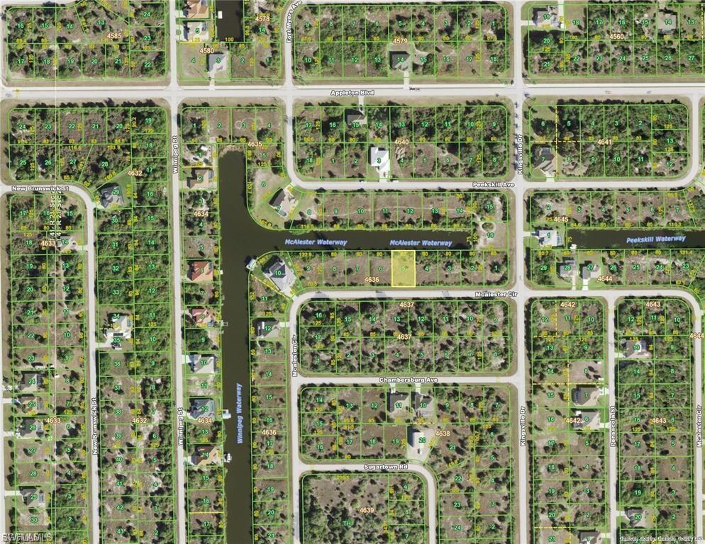 Welcome to your slice of coastal heaven! This prime Gulf-access lot is nestled in the heart of Port Charlotte’s tropical waterfront community, offering the perfect canvas for your dream home or vacation escape. Located on the serene McAlester Circle, this property combines tranquility with unbeatable convenience. Property Highlights Direct Gulf Access via scenic canals—ideal for year-round boating, kayaking, and world-class fishing! Minutes from pristine white-powder beaches where sunsets paint the sky in unforgettable hues Surrounded by upscale dining, boutique shopping, and vibrant entertainment options. Close to luxury resorts and hotels, perfect for hosting guests or enjoying staycations Easy access to Punta Gorda, Sarasota, and Fort Myers airports—your gateway to anywhere No HOA restrictions, giving you the freedom to build your tropical oasis your way! Whether you're envisioning a waterfront villa with a private dock or a cozy coastal retreat, this lot offers endless possibilities. The warm Florida sun, gentle Gulf breezes, and laid-back lifestyle are calling—why wait? Don’t let the summer end—make it your forever season. Just minutes from Boca Grande’s legendary beaches, waterfront dining at The Perfect Caper, and boutique shopping in Punta Gorda. Secure your piece of paradise today before it’s gone!