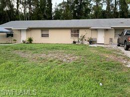 Very nice 2/1 concrete block duplex. 952 Sq ft per side. Tiled throughout. 9/2017 roof. 2018 & 2014 central a/c units. Tenants take care of the lawn and pay for their own power and water.  The home is on a septic tank. Very good tenants! Off-street parking. Priced for quick sale!