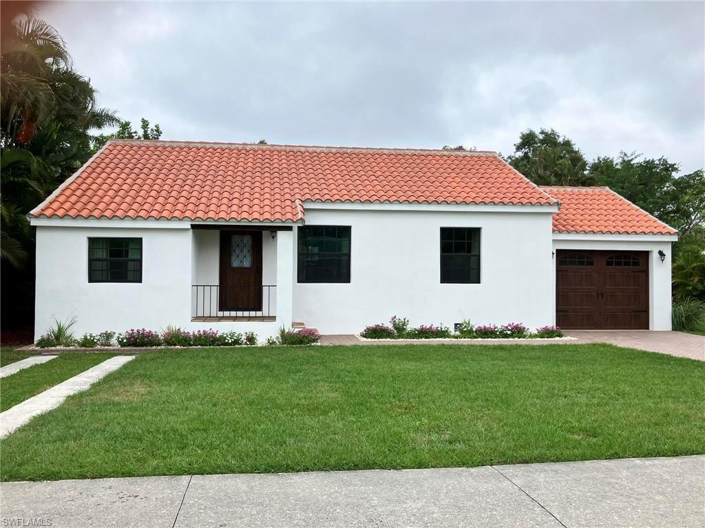 This 2 bed den/2 bath Spanish Revival style house was built in 1938 and it is a contributing structure of historic Edison park. The house underwent extensive renovation in 2023-25 with a new clay tile roof and a garage added. HVAC system, water heater, all the appliances and fixtures are new. The property is located close to downtown Fort Myers with two schools and a hospital within a walking distance.
The photos of the interior of the house are AI staged but it will be delivered unfurnished.