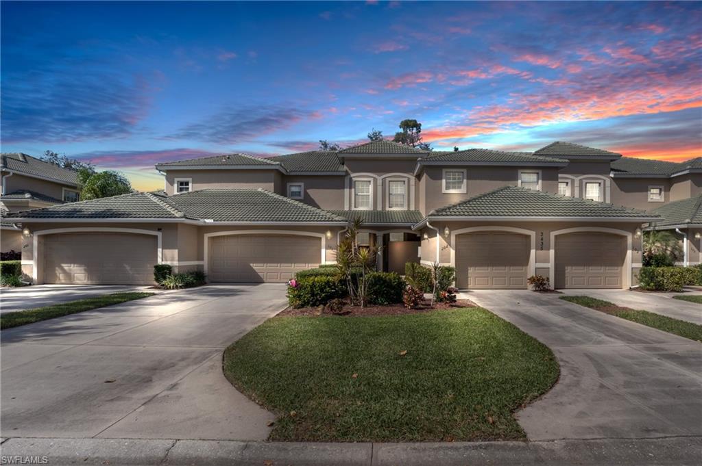 One or more photo(s) has been virtually staged, AI generated or rendered.  Welcome to your slice of resort-style living in Cypress Woods Golf & Country Club! This beautifully maintained 3-bedroom, 2-bath second-floor condo offers the perfect blend of comfort, space, and sweeping views—all in one of North Naples’ most desirable bundled golf communities.

Step inside and you’ll immediately notice the light, open feel created by vaulted ceilings and a thoughtfully designed split-bedroom floor plan. With over 1,750 square feet of living space, this home lives large—ideal for both everyday living and entertaining guests. The kitchen features ample cabinetry, pantry storage, and a seamless flow into the dining and living areas.

The real showstopper? Your private screened lanai overlooking lush golf course greens, tranquil water, and landscaped surroundings—perfect for morning coffee or unwinding at sunset.

The spacious primary suite offers lanai access, a walk-in feel, and a well-appointed bath with separate tub and shower. Two additional bedrooms provide flexibility for guests, a home office, or seasonal living.

Additional highlights include impact-resistant windows, in-residence laundry, covered parking, and partial furnishings—making this an easy move-in or seasonal getaway.

Cypress Woods is a gated, bundled golf community, meaning your golf membership is included. Enjoy an active lifestyle with amenities such as an 18-hole championship course, clubhouse dining, fitness center, tennis, pickleball, bocce, walking paths, and a full social calendar.

Located just minutes from I-75, shopping, dining, and Naples’ world-famous beaches, this is an exceptional opportunity to own in a vibrant, amenity-rich community at an incredible value.

Come experience the lifestyle—this one checks all the boxes.
One or more photo(s) has been virtually staged, AI generated or rendered.