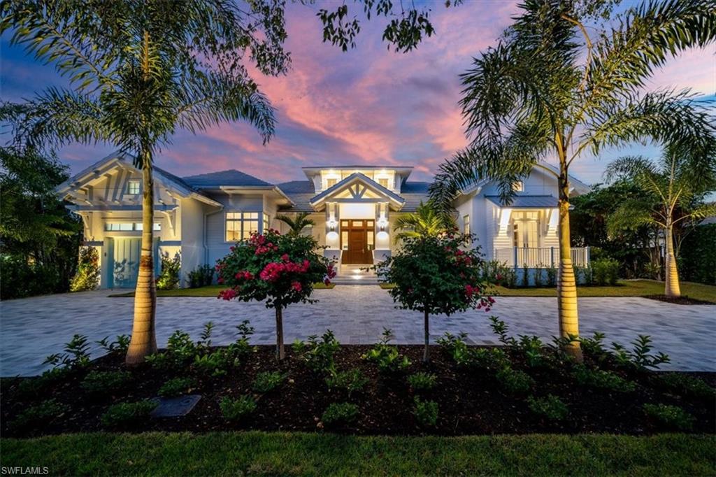 Now complete and ready to move in! Closest single family home to Lowdermilk Beach and one block to the new Beach Club resort. The latest custom cottage design from Crosswinds Development, MHK architecture, and Gulfstream Homes. West of Crayton on the prettiest mahogany tree lined street in Coquina Sands. Sited on an oversized lot allowing single level living with a two story great room ceiling that pours in natural light through clerestory windows. 5 bedroom suites with a separate cabana suite above the rear garage that has a private terrace. The rare alley access allows for a true cottage style plan. Offering over 5,000 sq ft of air-conditioned living areas. The glass enclosed all-season outdoor living room can be cooled and made a part of the great room or opened onto the Coral Stone pool deck. Some of the custom finishes include bespoke 9” white oak flooring with a lightly smoked finish, Italian tiles, Ruffino Cabinetry, Wolf, Subzero, Miele appliances, and a fully mitered Cristallo Quartzite island with Taj Mahal quartzite surrounding. Custom closets. Lutron lighting and automation, Sonos audio with speakers, security cameras, electric car charging, Generator 1,000 gal LP tank.