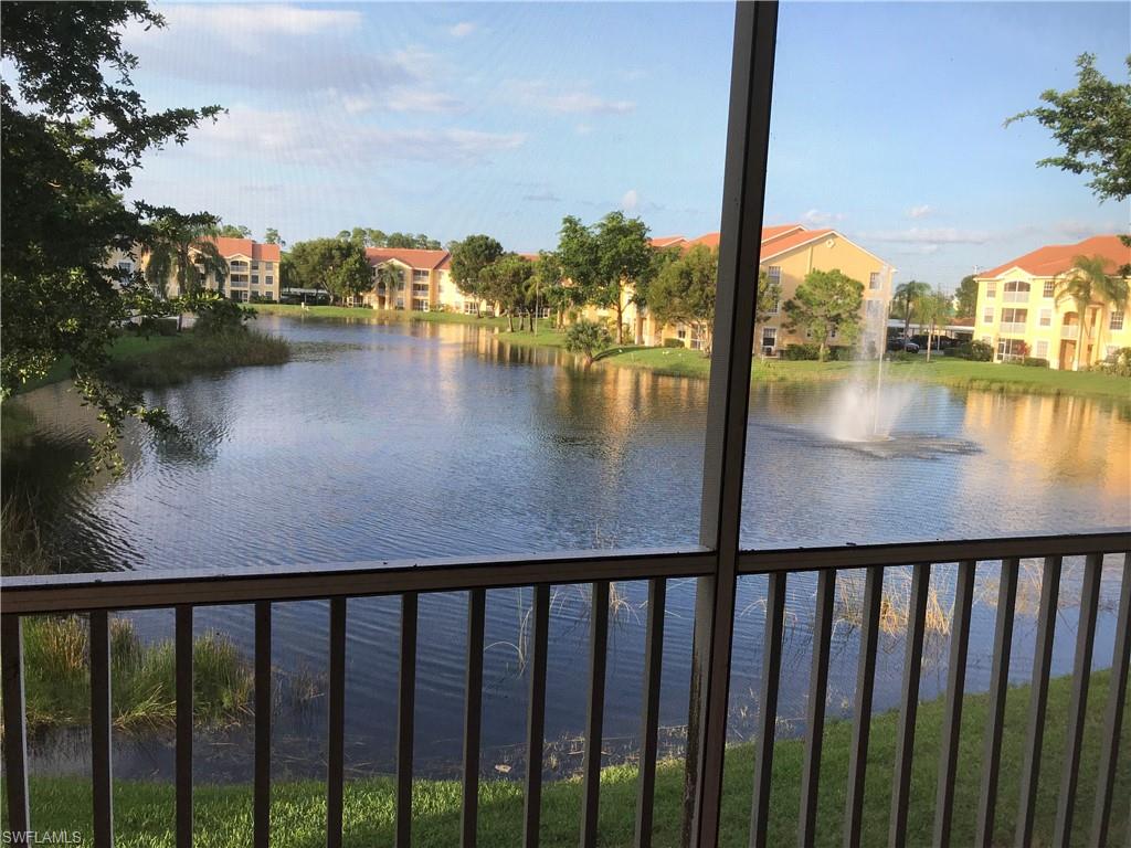 Beautifully renovated two-bedroom, two-bath second-floor condo with one of the best locations and lake views in St. Croix! This light and bright condo features a renovated kitchen, new flooring, neutral paint, and an open living/dining floor plan with split bedrooms.  Enjoy peaceful long lake views from both bedrooms and the screened lanai. The unit is tucked away in the quiet back section of the community near the rear exit gate, with no road noise. Additional features include covered carport parking, a full-size laundry room, newer A/C, refrigerator, stove, water heater, microwave, washer, and dryer.  St. Croix offers great amenities including a community pool, fitness center, clubhouse/community room, and more. Conveniently located in North Naples near I-75, shopping, dining, parks, schools, Seed to Table, Mercato, and just a short drive to the beach.  Per HOA, no pets are permitted. No smoking in the unit. Move-in requires first month’s rent, last month’s rent, and security deposit. Tenant is responsible for electric, water, premium cable, and internet. Basic cable, trash pickup, and pest control are included in the rent.