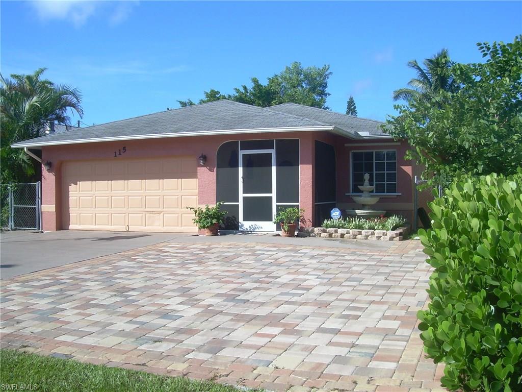 Very well maintained home in a sought after neighborhood. Home features 3 bedrooms, 2 baths, open living room, screened lanai with roof and a 2 car garage. Master bedroom has plantation shutters, crown molding, double sinks and two shower heads in master bath. Brand new AC system (3 months).  Tile floor, screened front entry, new exterior lighting fixtures, newer front door, all newer closet doors, carpet in rooms is three years old, all newer interior doors, guest bath fixtures, granite counter top in kitchen, stainless steel sink and appliances. Home security system and full storm shutters for peace of mind. Hot water heater approximately three years. The home is generator ready. Separate storage shed on property.  Close to downtown Naples, Marco, restaurants, shopping and the beaches.