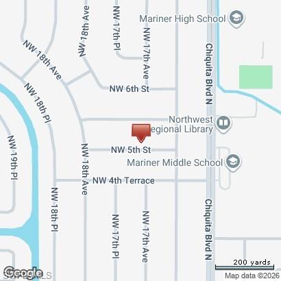 Great building lot in NW Cape Coral. Close to the Library, schools, parks, shopping and restaurants. This is a great location. Situated on a quiet residential street, the property provides a peaceful setting while still being conveniently close to shopping, dining, schools, and everyday amenities. The lot is zoned for single-family residential use, making it ideal for homeowners or investors looking to build in one of Cape Coral’s most desirable areas. With easy access to major roads and a short drive to downtown Cape Coral, Fort Myers, parks, and Gulf beaches, this location combines comfort, convenience, and long-term value. Don’t miss this chance to secure a prime piece of Cape Coral and bring your vision to life.