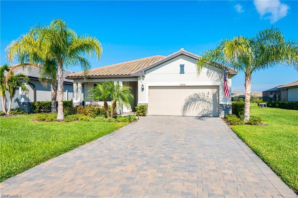 Experience the ultimate Southwest Florida lifestyle in this beautifully maintained TURNKEY 3-bedroom, 3-bathroom pool home located in the highly sought-after community of The Place at Corkscrew. Perfectly positioned on a picturesque lake lot, this exceptional residence offers stunning water views, luxurious indoor-outdoor living, and access to world-class resort amenities. Designed with both comfort and entertaining in mind, the open-concept floor plan is filled with natural light and features a spacious great room that seamlessly connects to the kitchen and outdoor living areas. The gourmet chef’s kitchen is a showpiece, boasting stainless steel appliances, abundant cabinetry, ample storage space, and an oversized center island that serves as both a breakfast bar and gathering place for family and guests. The expansive primary suite is a private retreat, offering serene lake views, a spacious walk-in closet, and a luxurious en-suite bathroom complete with dual vanities and a large walk-in shower. Two additional guest bedrooms are thoughtfully designed to provide comfort and privacy, each with convenient access to beautifully appointed bathrooms. Step outside to your own private tropical oasis where breathtaking lake views create the perfect backdrop for relaxation. The screened lanai features a sparkling pool overlooking lake views to enjoy peaceful mornings with coffee or hosting unforgettable poolside gatherings. This outdoor retreat is designed to elevate every moment. As a resident of The Place at Corkscrew, you'll enjoy access to an unparalleled amenity center featuring a resort-style pool with a 100-foot waterslide, a two-story fitness center, indoor and outdoor dining options, a private adults-only bourbon bar, tennis and pickleball courts, basketball courts, playgrounds, dog parks, and an active social calendar filled with events and activities. This turnkey rental offers the perfect blend of luxury, convenience, and resort-style living in one of Southwest Florida’s premier communities.