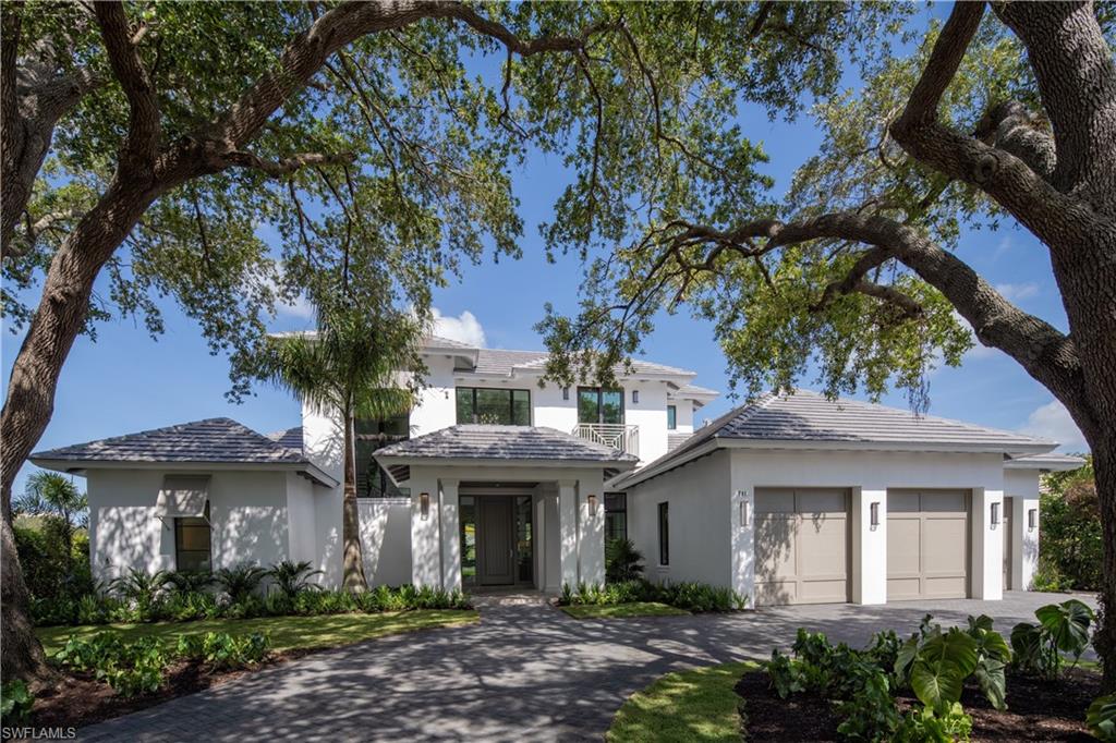 Stunning newly constructed classic West Indies style home located on a cul-de-sac in the heart of prestigious Pelican Bay Woods neighborhood. Built by BCB Homes and designed by architects Stofft Cooney the 2-story home sits on ½ acre. The 4,965 square foot residence with 4 bedrooms and 3.5 baths features a long view of the Club at Pelican Bay’s golf course. The décor and finishes designed by Decorators Unlimited are a combination of wood tones, natural stone and white cabinetry to enhance the soft but sleek and contemporary. The open first floor plan opens up to the beautifully appointed outdoor space with a spa, pool, a welcoming sitting area featuring a fireplace and full outdoor kitchen. The 2nd floor consisting of a bonus room and 2 bedrooms with private full baths – one has a full balcony with wide views of the golf course, the other a Juliet balcony – is accessible by the well appointed staircase or the elevator. 

Pelican Bay’s amenities include 3 miles of private beaches for residents only, state of the art fitness center with active tennis community. Equity membership is available through separate application and payment of fees.